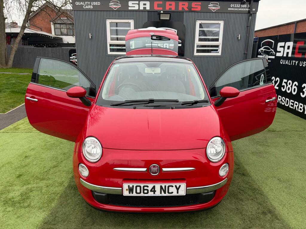 Fiat 500 1.2 Lounge Hatchback Euro 6 Ss WO64NCY Red #5