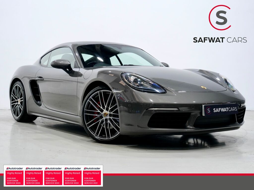 Porsche 718 Cayman 2017 2.5T S Coupe Pdk Euro 6 Ss 350 Grey