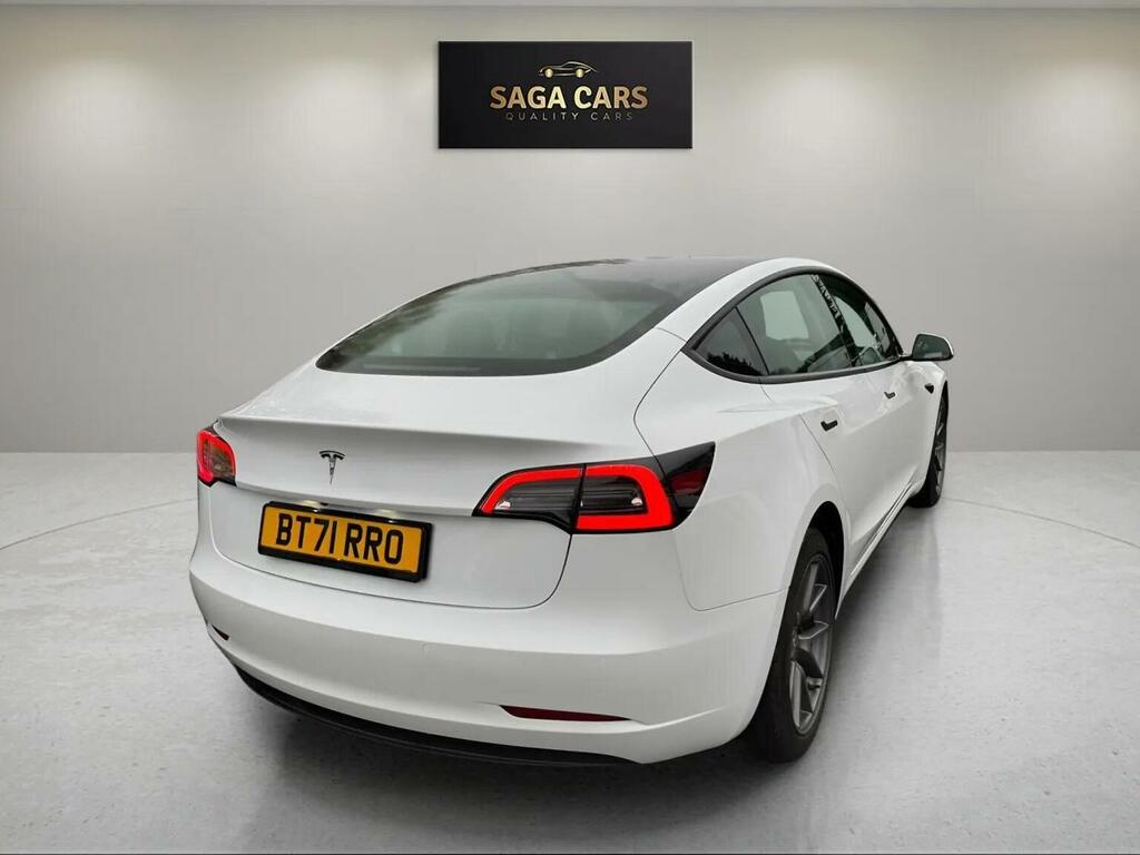 Tesla Model 3 Standard Range Plus Rwd 202171 BT71RRO White #5