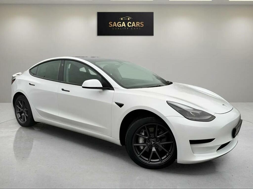 Tesla Model 3 Standard Range Plus Rwd 202171 BT71RRO White #2