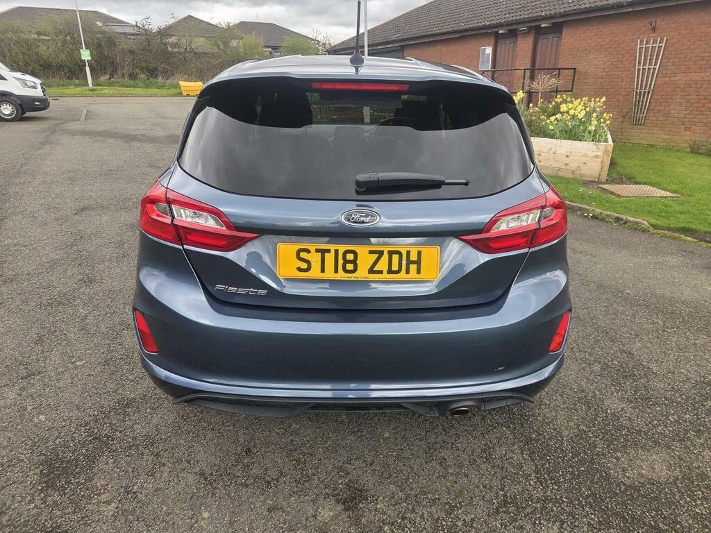 Ford Fiesta Hatchback 1.0T Ecoboost St-line Euro 6 Ss ST18ZDH Blue #6