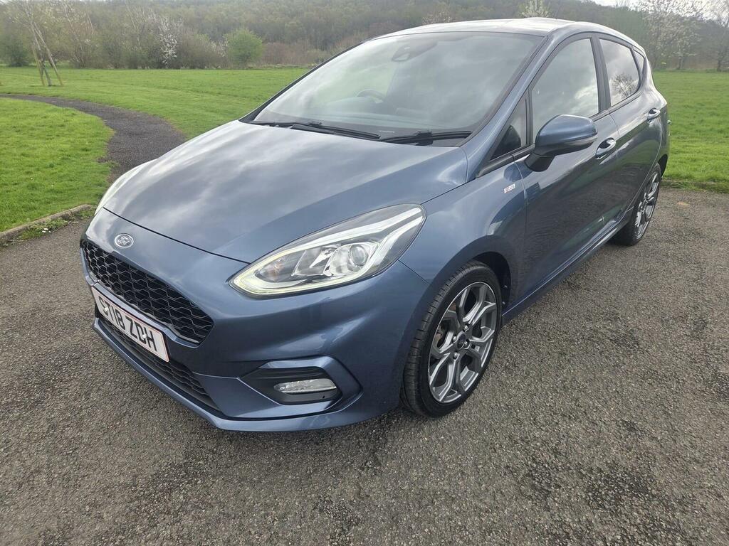 Ford Fiesta Hatchback 1.0T Ecoboost St-line Euro 6 Ss ST18ZDH Blue #5