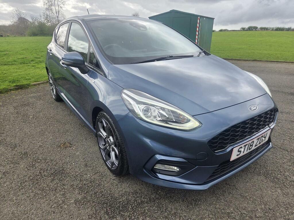Ford Fiesta Hatchback 1.0T Ecoboost St-line Euro 6 Ss Blue