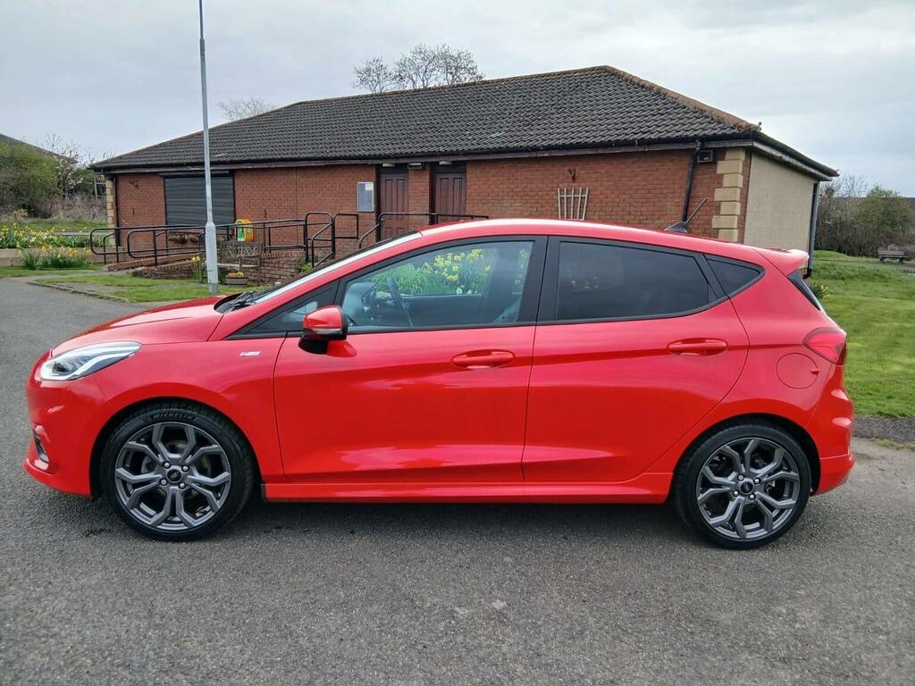 Ford Fiesta Hatchback 1.0T Ecoboost St-line X Euro 6 Ss EJ69UZF Red #4