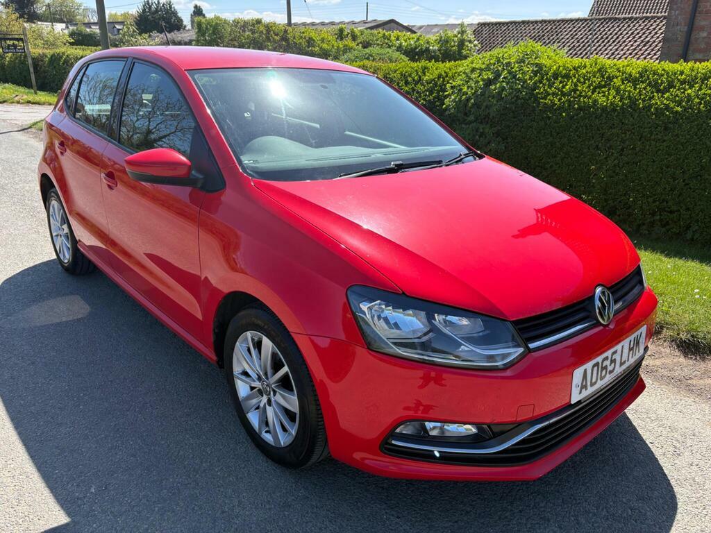 Volkswagen Polo 1.0 Bluemotion Tech Se Euro 6 S S Red
