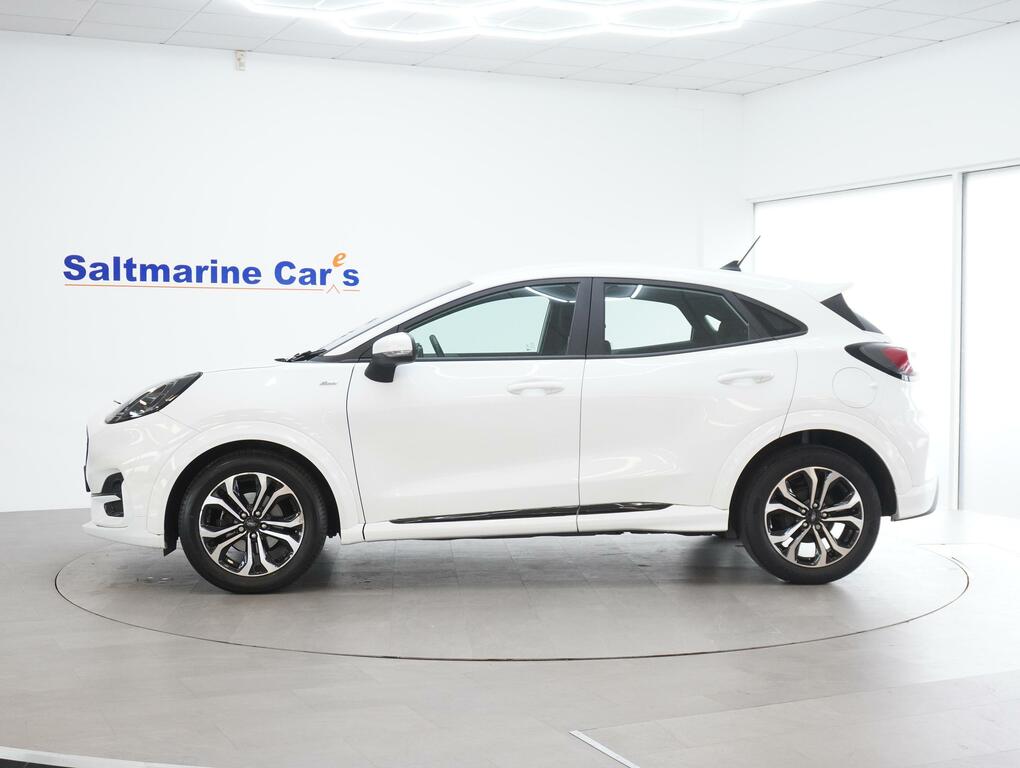 Ford Puma 1.0T Ecoboost Mhev St-line Suv Hybrid M UIG2555 White #4