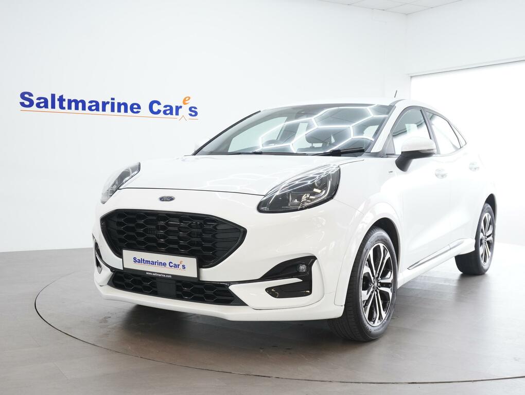 Ford Puma 1.0T Ecoboost Mhev St-line Suv Hybrid M White