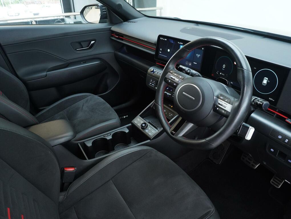 Hyundai Kona 1.6 H-gdi N Line S Suv Hybrid Dct Euro CVZ6563 Grey #3