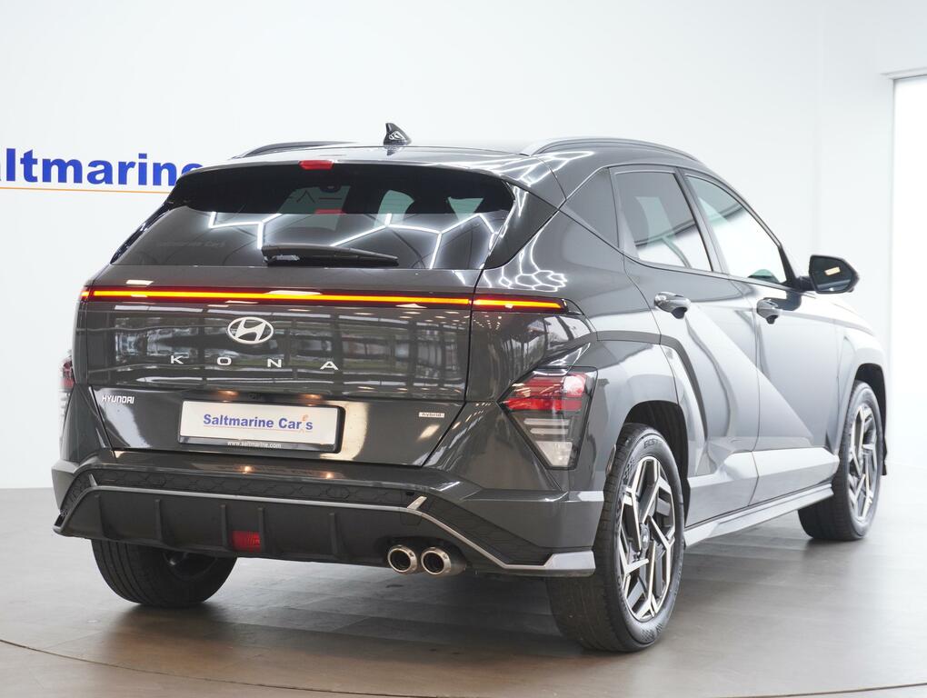 Hyundai Kona 1.6 H-gdi N Line S Suv Hybrid Dct Euro CVZ6563 Grey #5