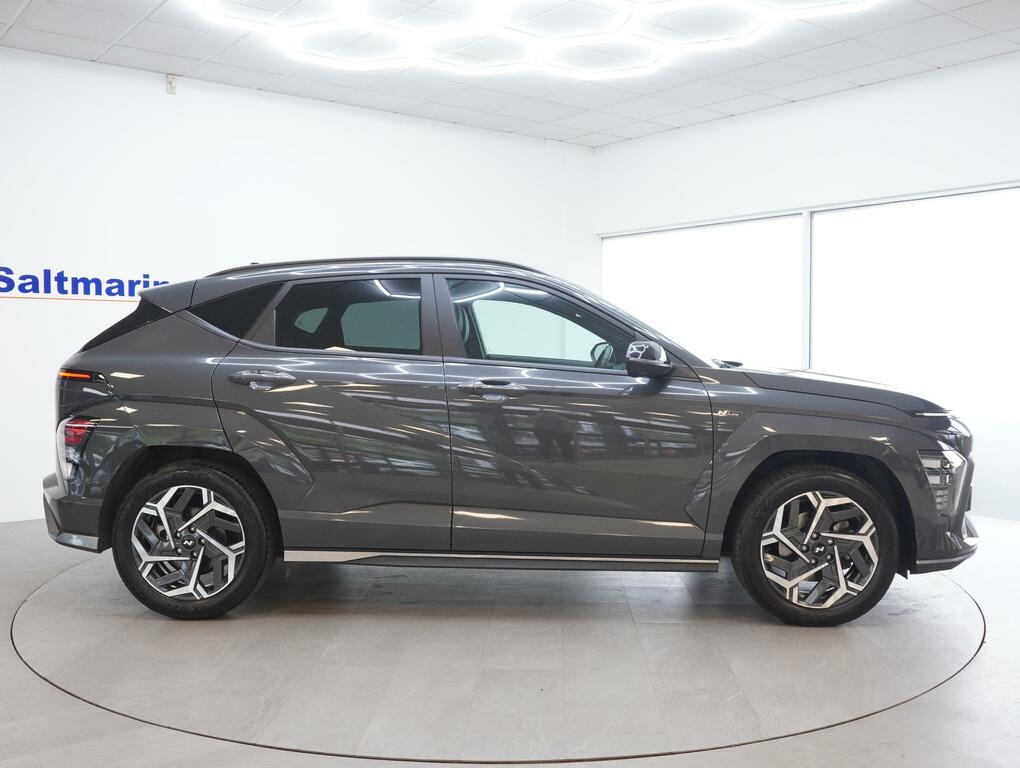 Hyundai Kona 1.6 H-gdi N Line S Suv Hybrid Dct Euro CVZ6563 Grey #4