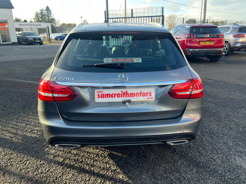 Mercedes-Benz C Class C220d Amg Line Premium 9G-tronic EX67VUO Grey #6