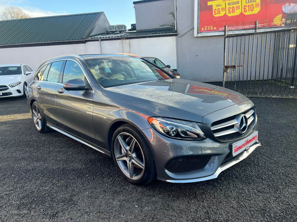 Mercedes-Benz C Class C220d Amg Line Premium 9G-tronic Grey