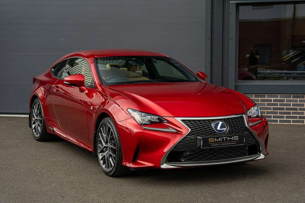 Lexus RC 300H F Sport Red #2