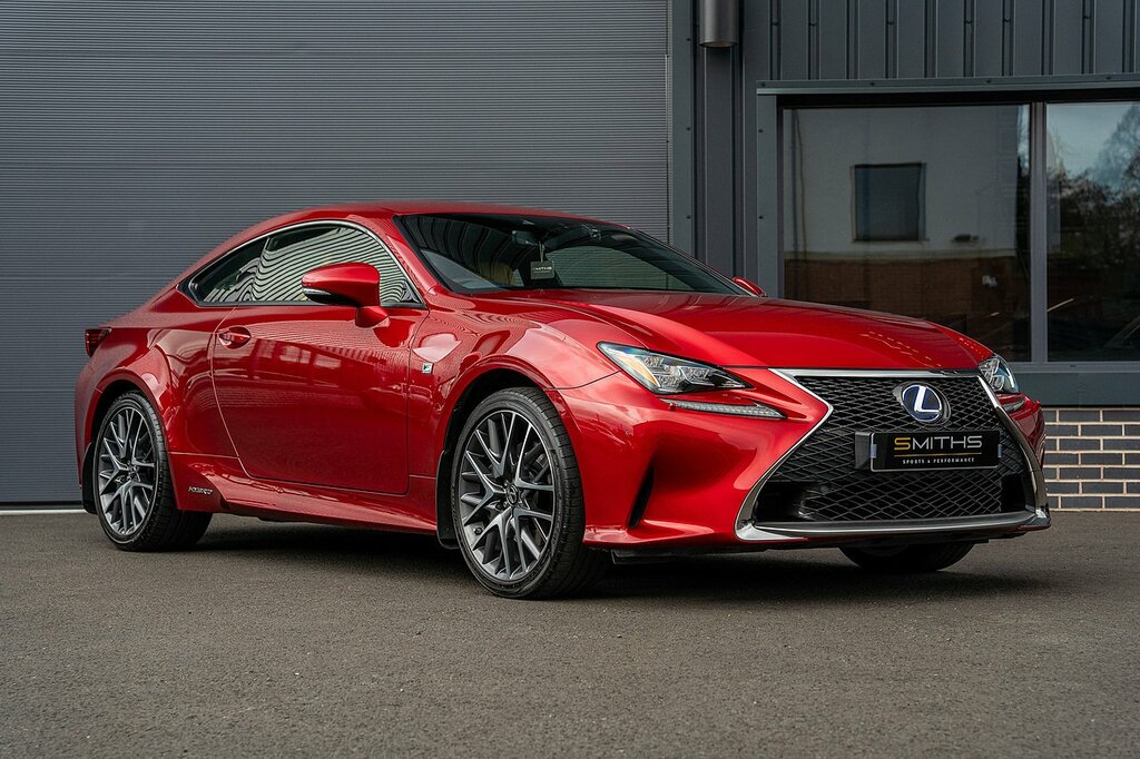 Lexus RC 300H F Sport Red #3