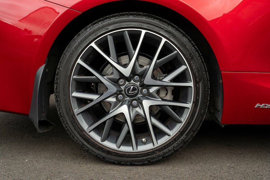 Lexus RC 300H F Sport Red #5