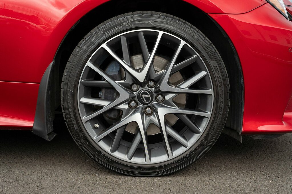 Lexus RC 300H F Sport Red #4