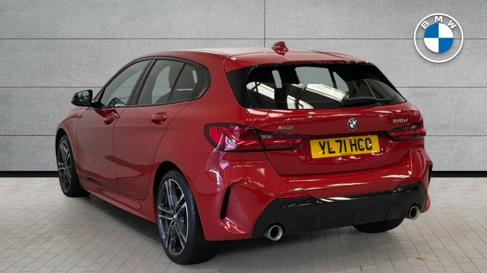 BMW 1 Series 120D Xdrive M Sport YL71HCO Red #4