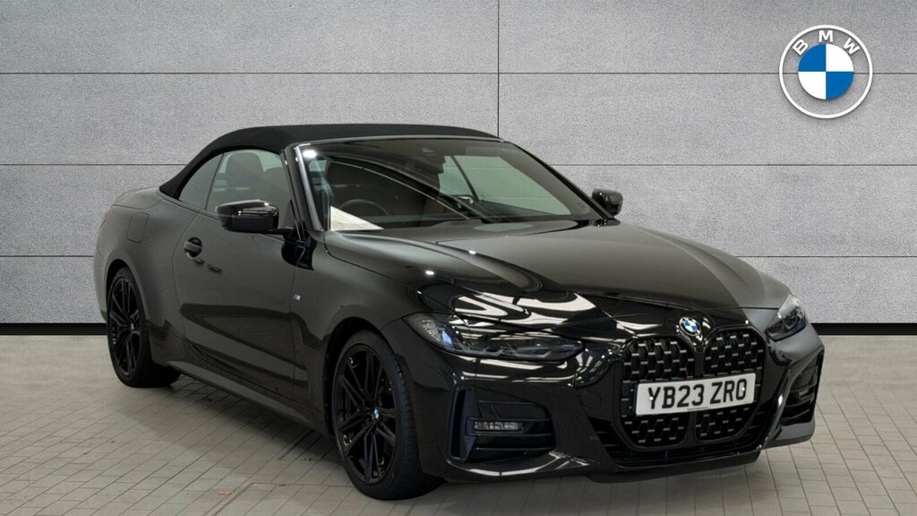 BMW 4 Series 420I M Sport Convertible Black