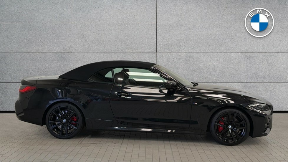BMW 4 Series 420I M Sport Convertible YB23ZRO Black #5