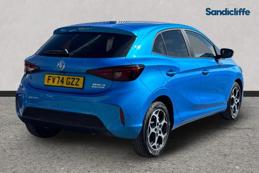 MG MG3 Mg3 1.5 Hybrid Trophy Hatchback FV74GZZ Blue #4