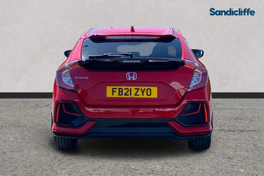 Honda Civic Civic 1.0 Vtec Turbo 126 Ex Cvt Hatchback Red #5