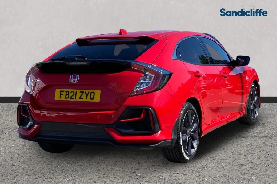 Honda Civic Civic 1.0 Vtec Turbo 126 Ex Cvt Hatchback Red #4