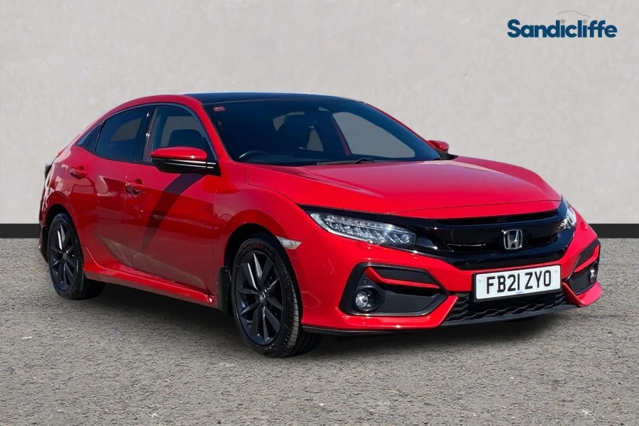 Honda Civic Civic 1.0 Vtec Turbo 126 Ex Cvt Hatchback Red