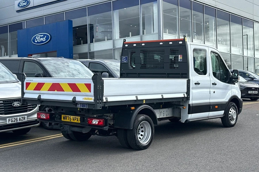 Ford Transit Custom Transit Leader Double Chassis Cab 350 L3 2.0L Ecob WR75VPX White #4