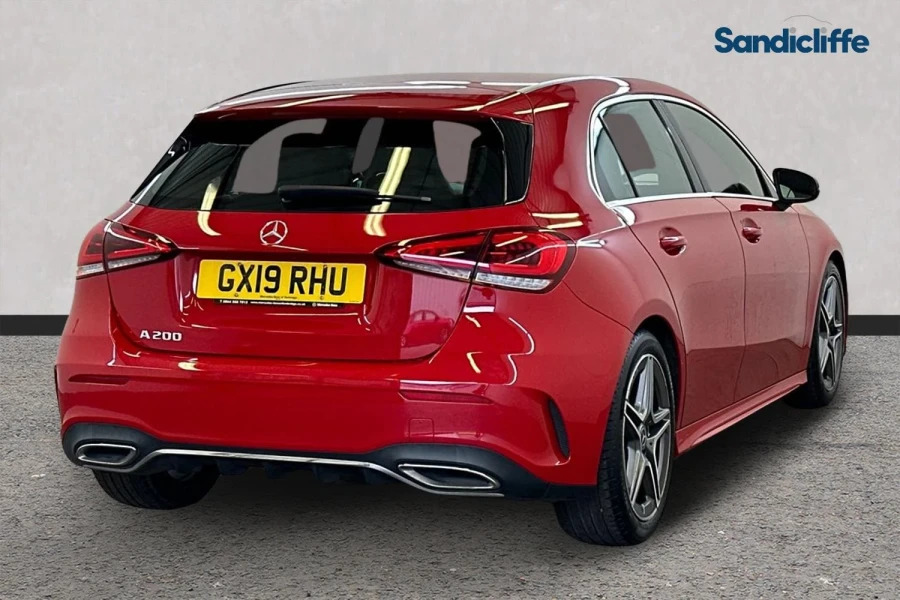 Mercedes-Benz A Class A Class A200 Amg Line Hatchback GX19RHU Red #4