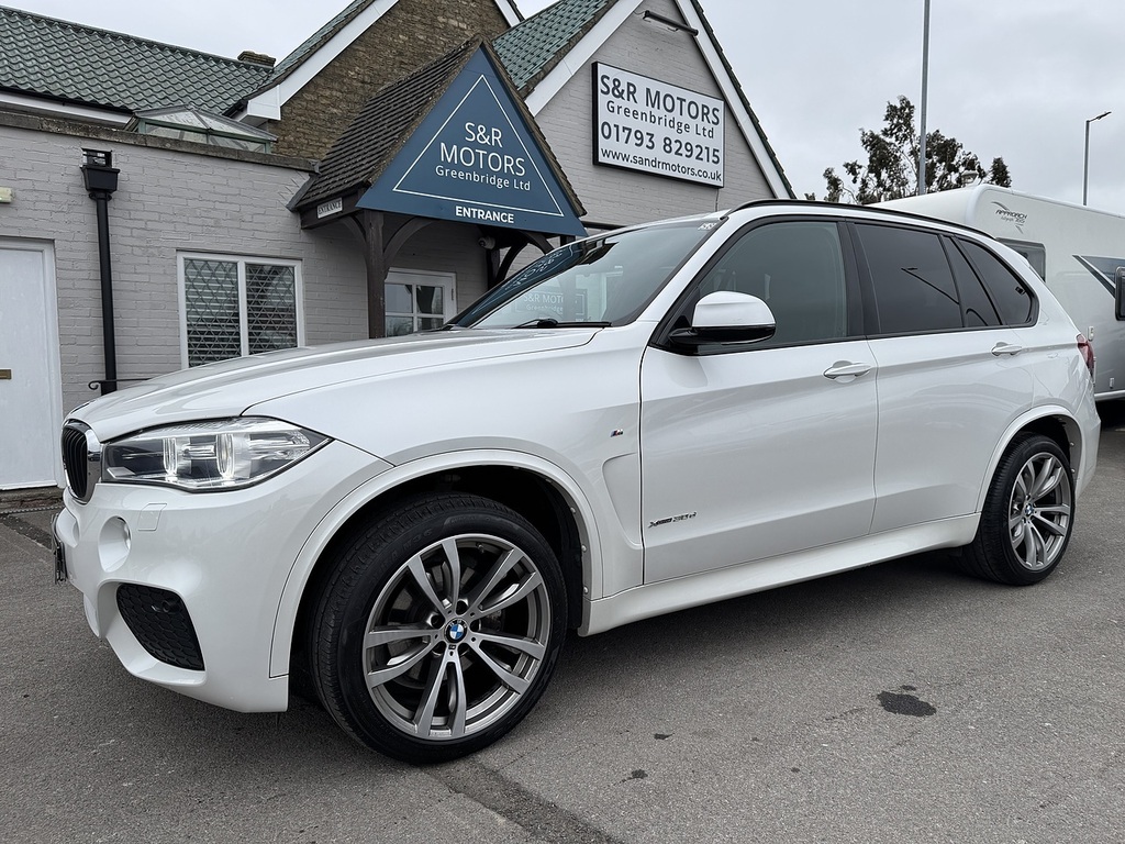 BMW X5 30D M Sport YK67UJU White #3