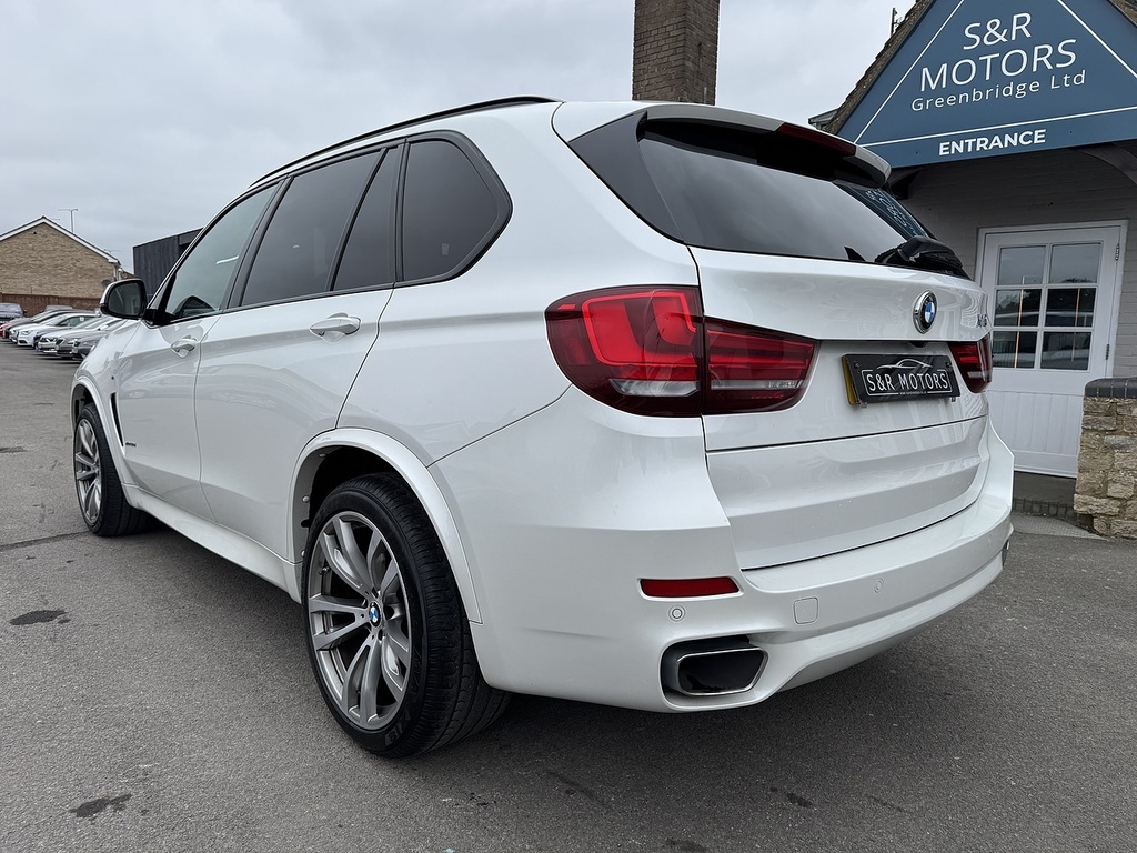 BMW X5 30D M Sport YK67UJU White #6
