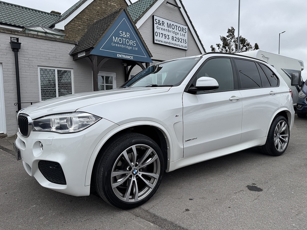 BMW X5 30D M Sport YK67UJU White #2