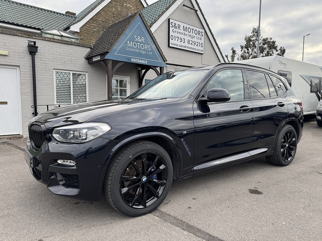 BMW X3 20D M Sport LV69NMM Black #3
