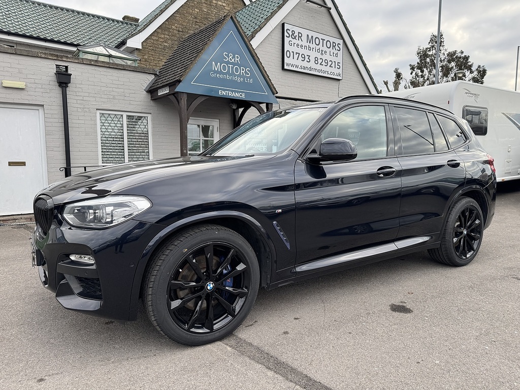 BMW X3 20D M Sport LV69NMM Black #2