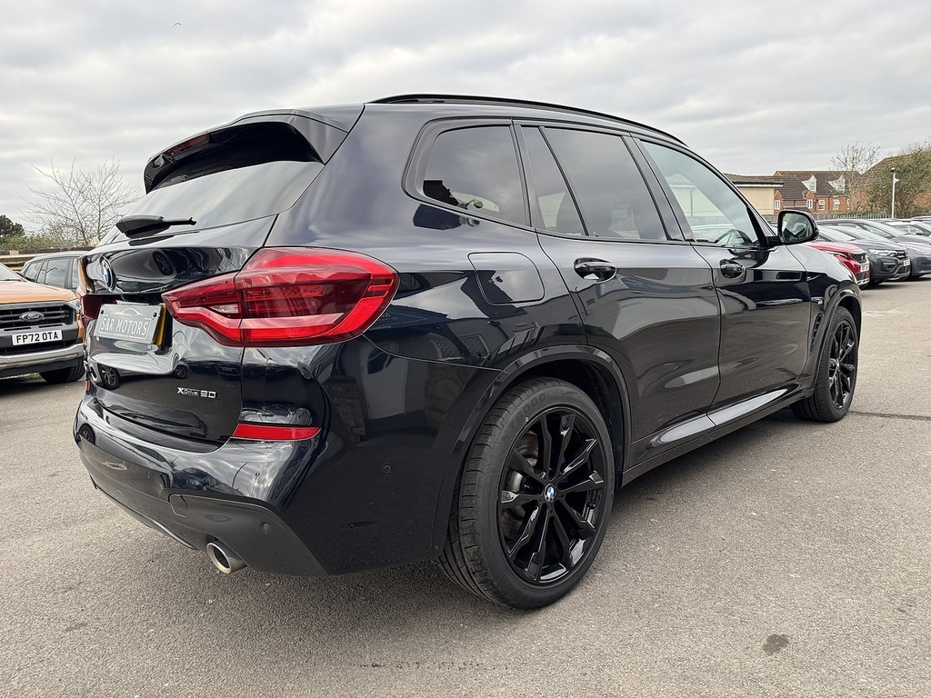 BMW X3 20D M Sport LV69NMM Black #4