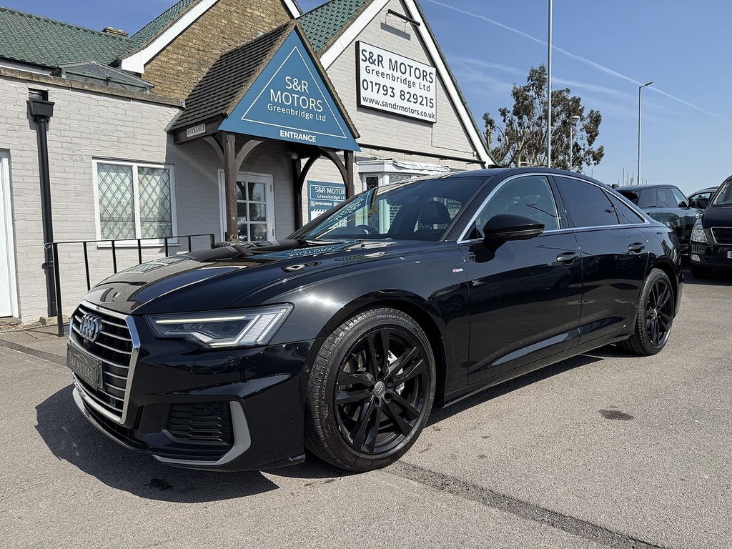 Audi A6 Saloon Tdi S Line DA69CME Black #2