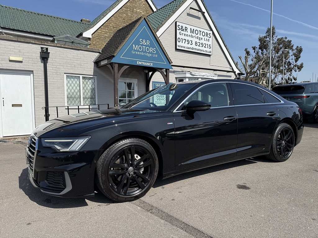 Audi A6 Saloon Tdi S Line DA69CME Black #3