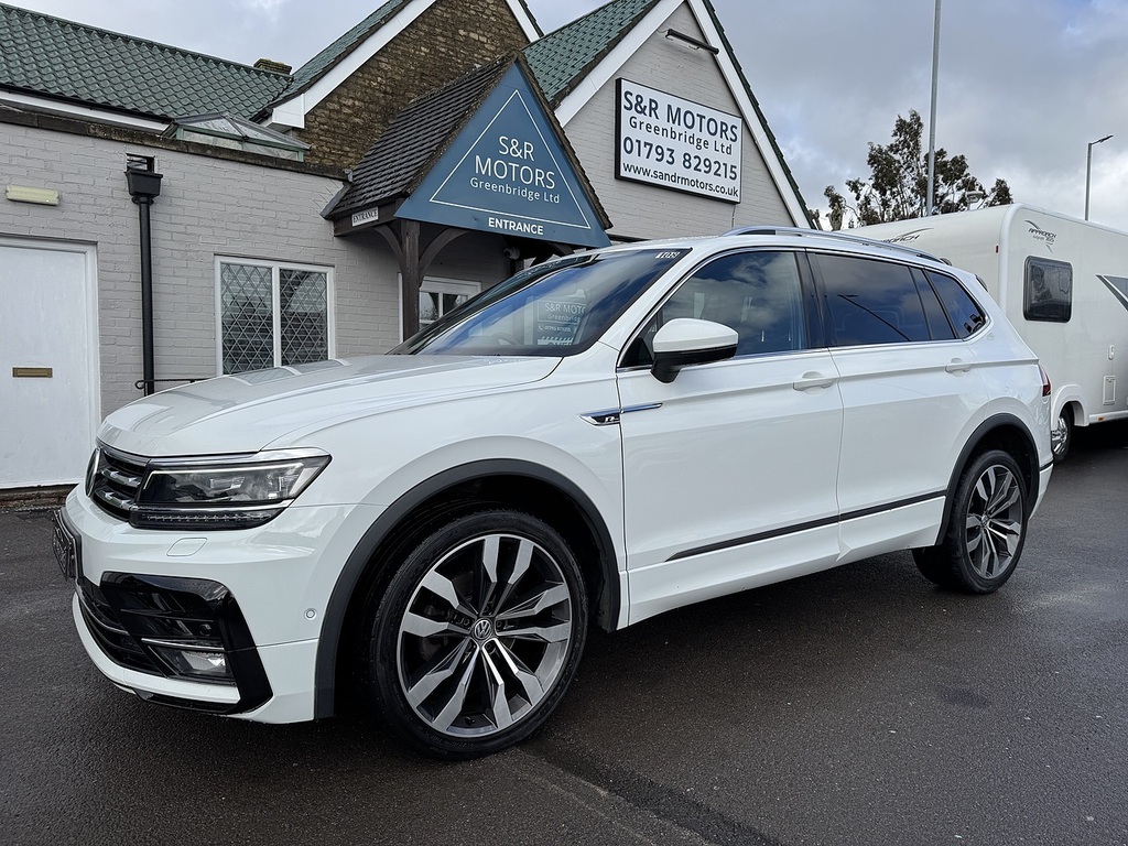 Volkswagen Tiguan Allspace Tdi R-line Tech RV71YLL White #2