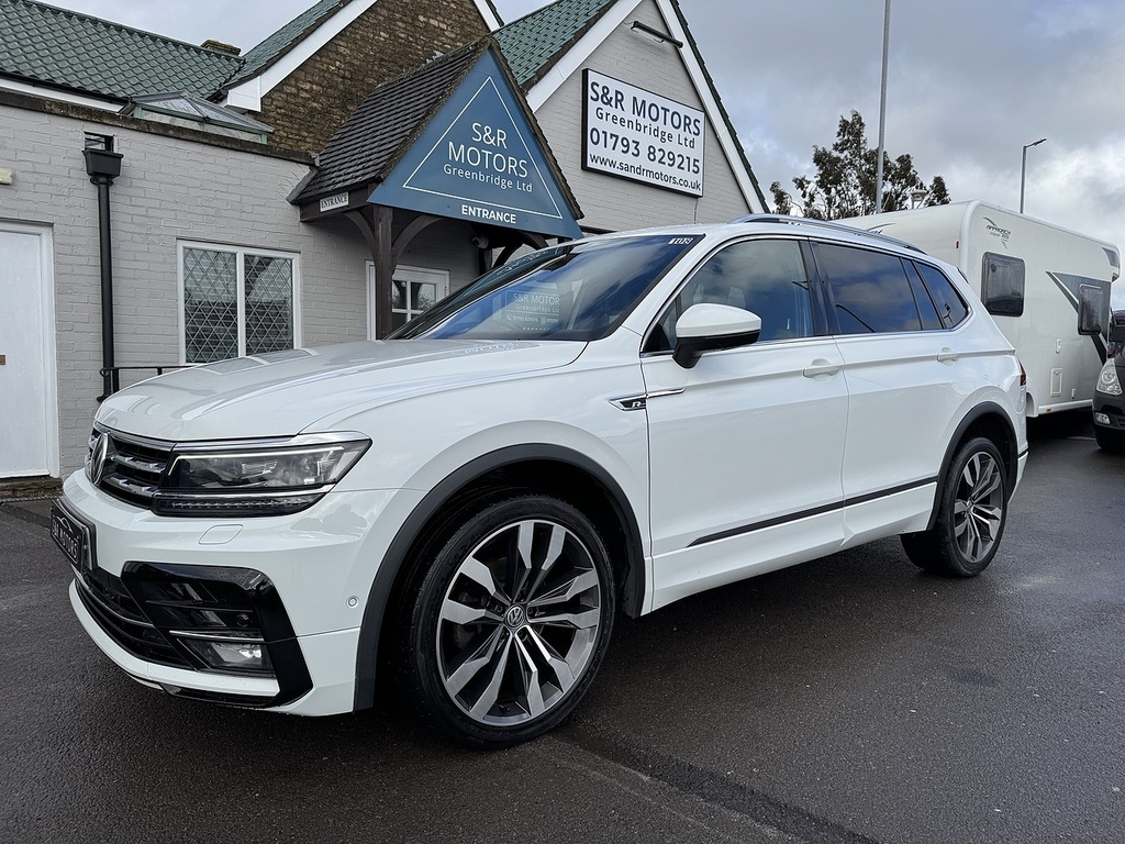Volkswagen Tiguan Allspace Tdi R-line Tech RV71YLL White #3