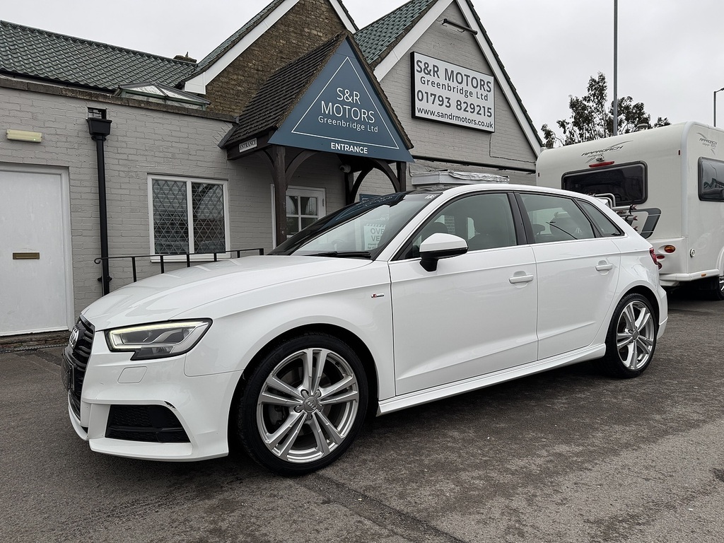 Audi A3 Tfsi S Line White #3