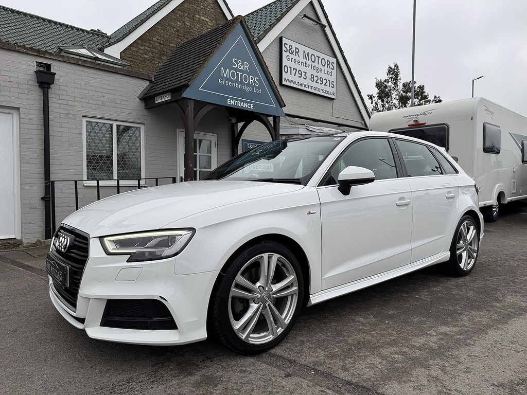 Audi A3 Tfsi S Line White #2