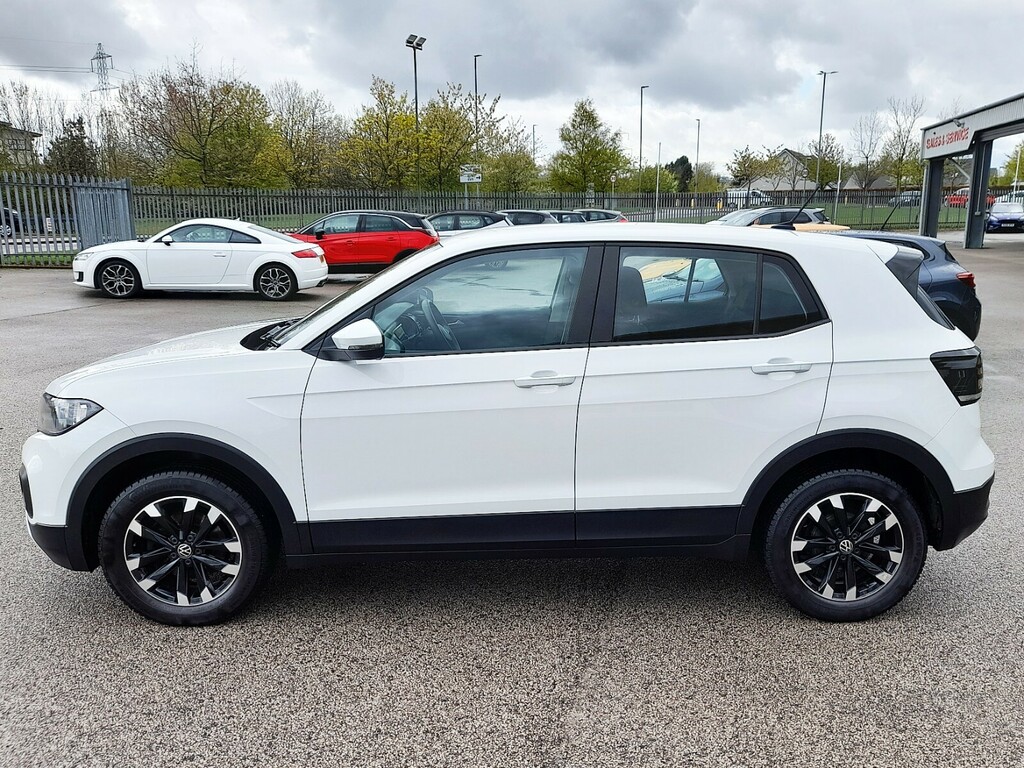 Volkswagen T-Cross 1.0 Tsi S VO21LPL White #4
