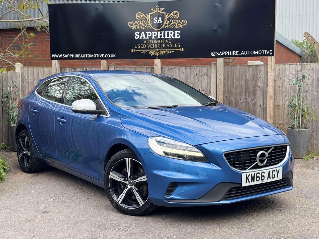 Volvo V40 2.0 D4 R-design Euro 6 Ss 201666 KW66AGY Blue #3