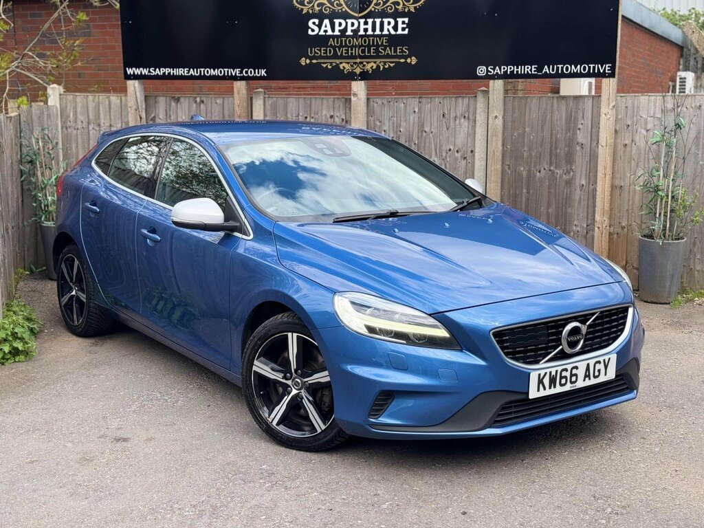 Volvo V40 2.0 D4 R-design Euro 6 Ss 201666 KW66AGY Blue #4