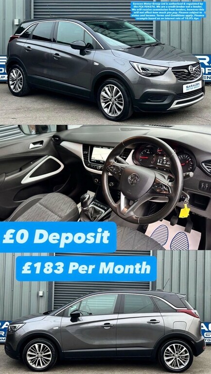Vauxhall Crossland X Sri Nav DN20WVP Grey #2