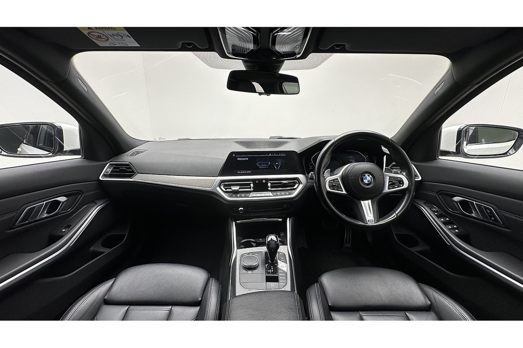 BMW 3 Series 320I M Sport SX19MYZ White #2