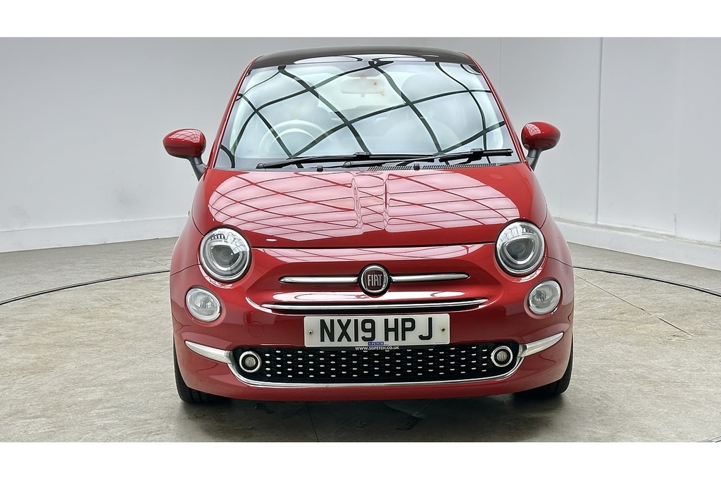 Fiat 500 Lounge Red #3