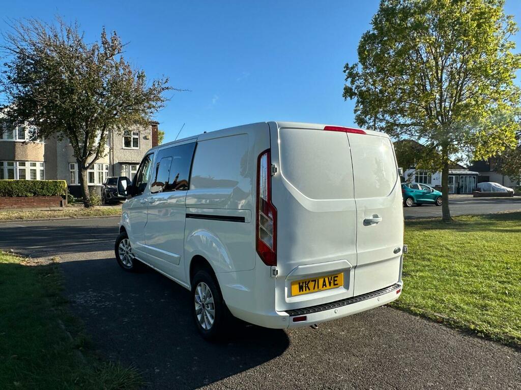 Ford Transit Custom Double Cab Van 2.0 Transit Custom Limited Dciv 320 WK71AVE White #4
