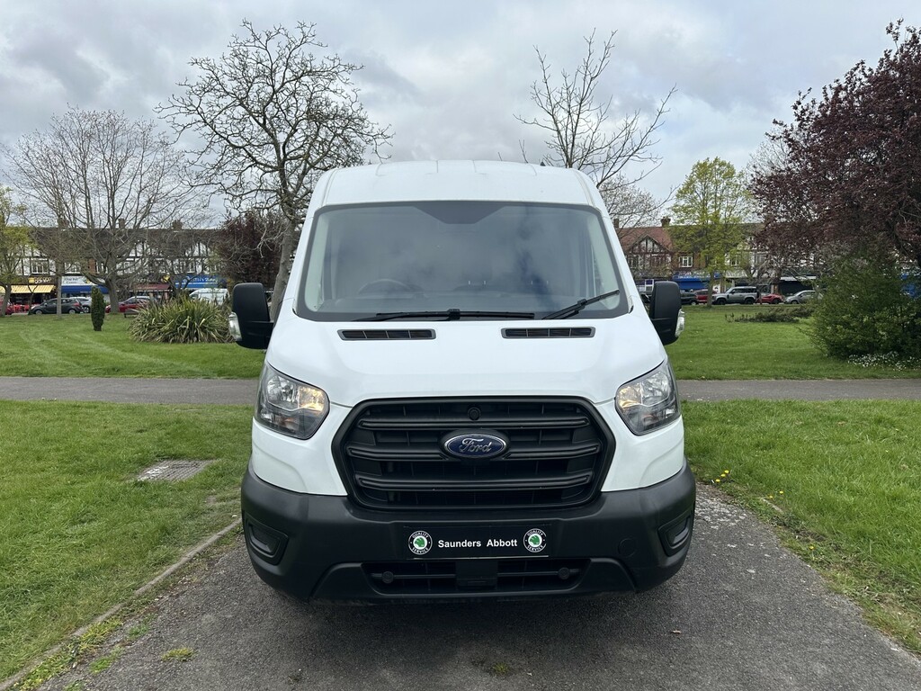 Ford Transit Custom Panel Van 2.0 Transit Leader Van 350 L3 2.0L Ecobl HN72NZD White #2