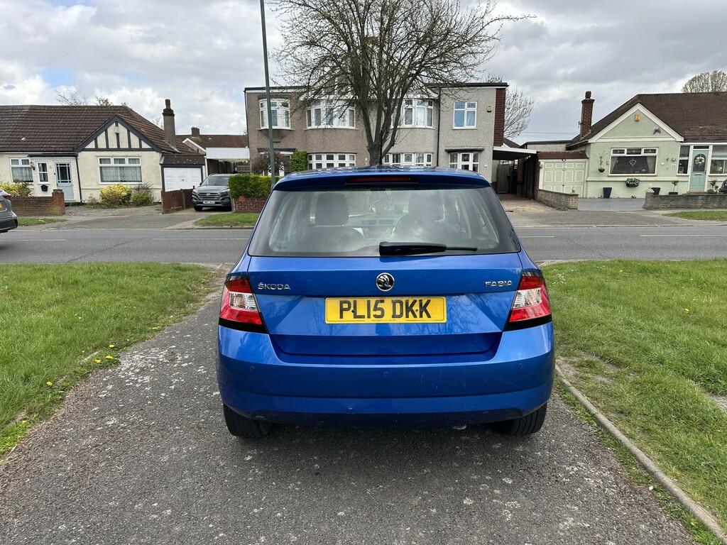 Skoda Fabia Hatchback 1.2 Tsi Se 201515 PL15DKK Blue #5